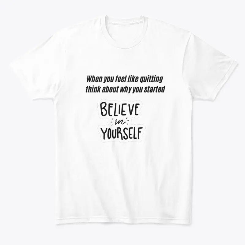 believe in yourself design 