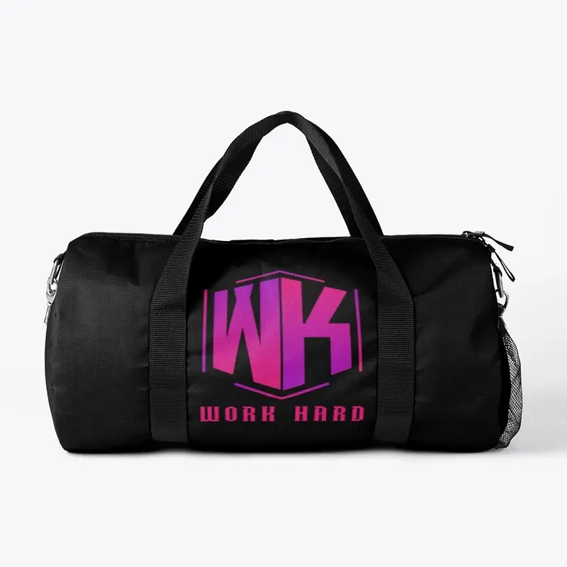 work hard bag design